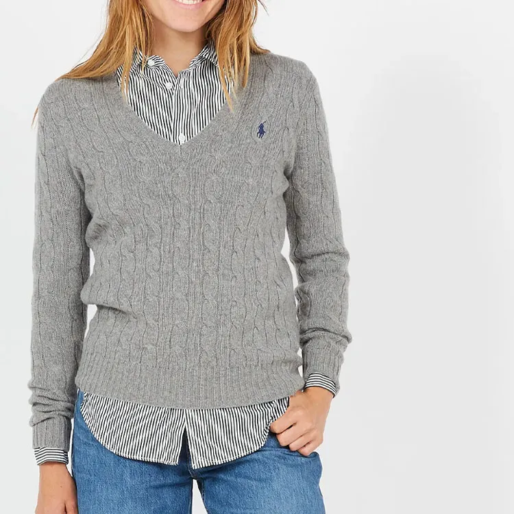 Polo Ralph Lauren Sweater Women's Light Gray-4