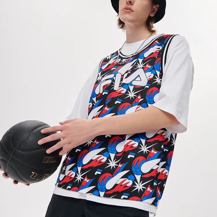 FILA FUSION Tank Tops Men's Fireball Basketball-5