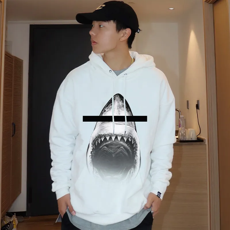 MIRACLE KILL Hooded Loose Fit Regular Sweatshirt Fall And Winter Spring Unisex-6