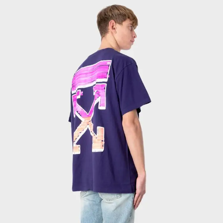 OFF WHITE Arrow Print Logo Marker S/S Over Tee-3
