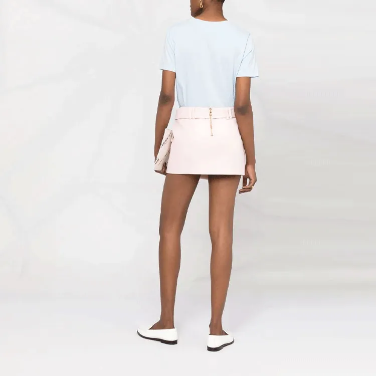 BALMAIN FW21 Skirt Women's Pink-2