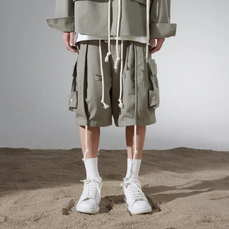 LOSTCTRL Loose Fit Shorts Unisex-3