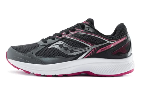 Saucony Cohesion 14 Running Shoes Women's Low-Top Charcoal Gray