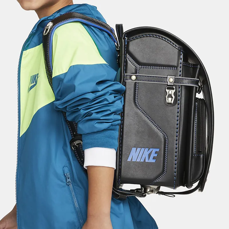 Nike Synthetic Leather Backpack Regular Men's Black-4