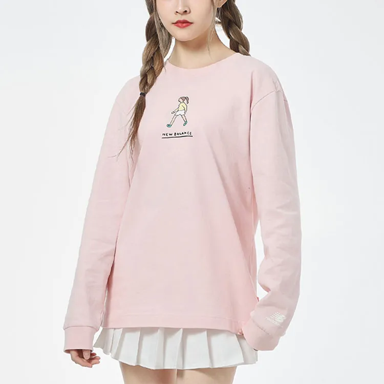 New Balance Sweatshirt Women's Pink-3