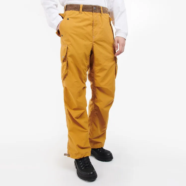 And Wander X BARBOUR Cargo Pants Men Yellow-2