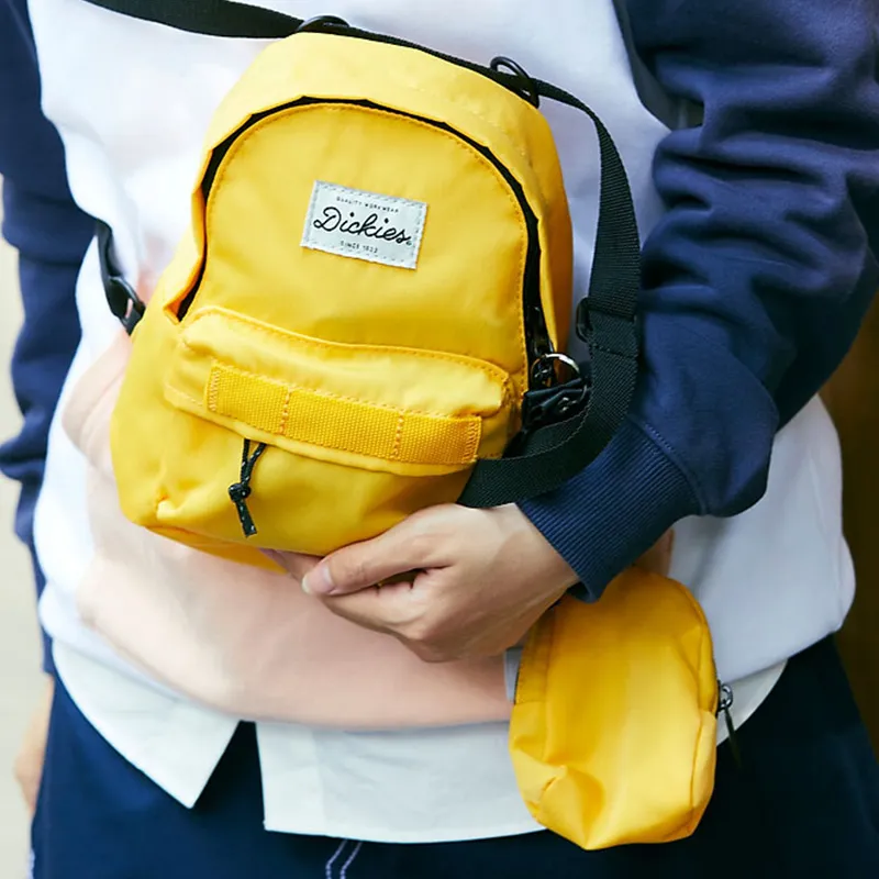 Dickies Polyamide Earphone Case Combo Bag Backpack Regular Unisex Orange-6