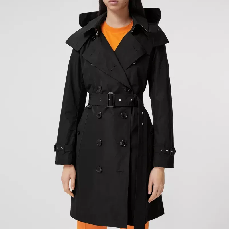 Burberry Gabardine weave Trench Coat-3
