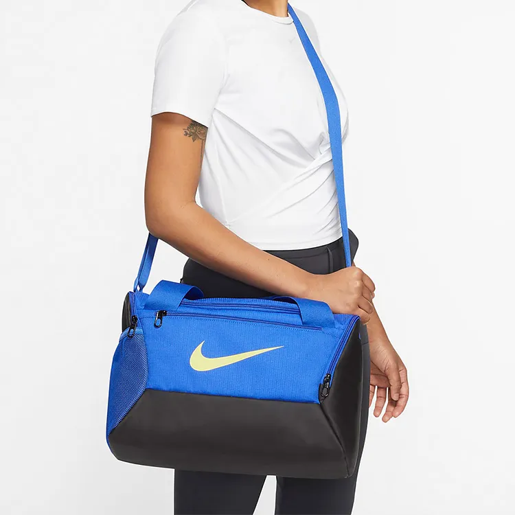 Nike Polyester Handbag Shoulder Bag Crossbody Bag Luggage Bag Gym Bag Unisex Blue-6