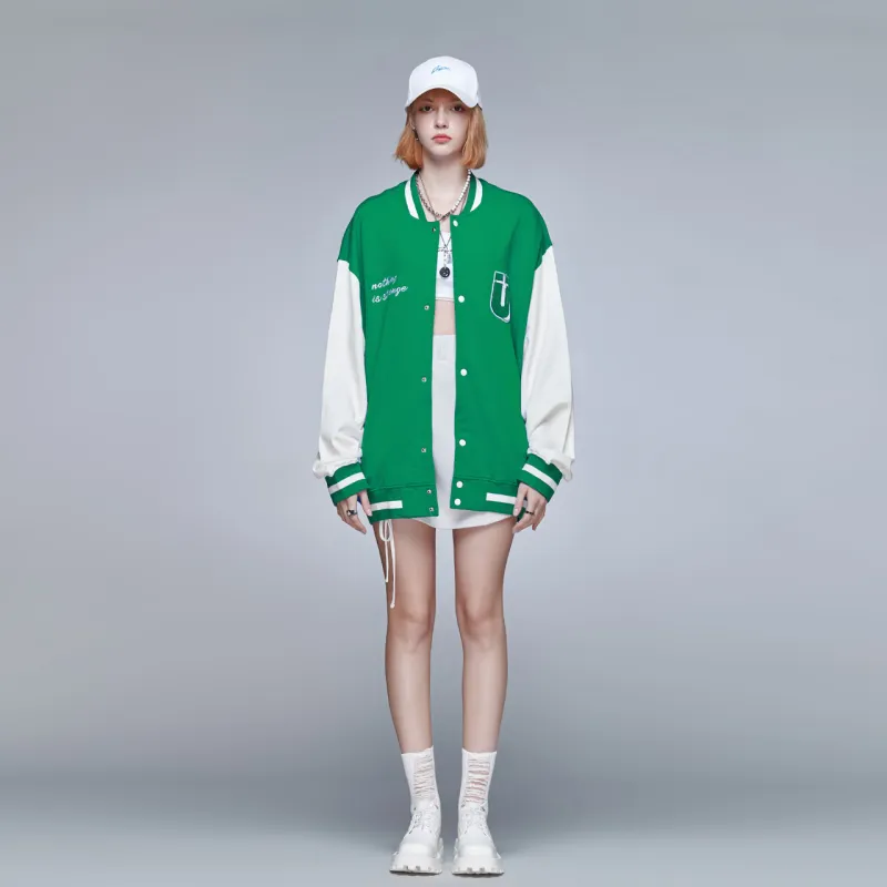 Guuka Baseball Jerseys Unisex Candy Green-3