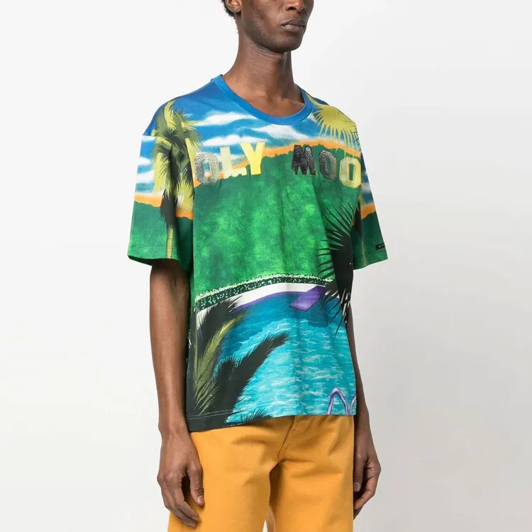 ETRO Graphic print Short sleeved T shirt-3