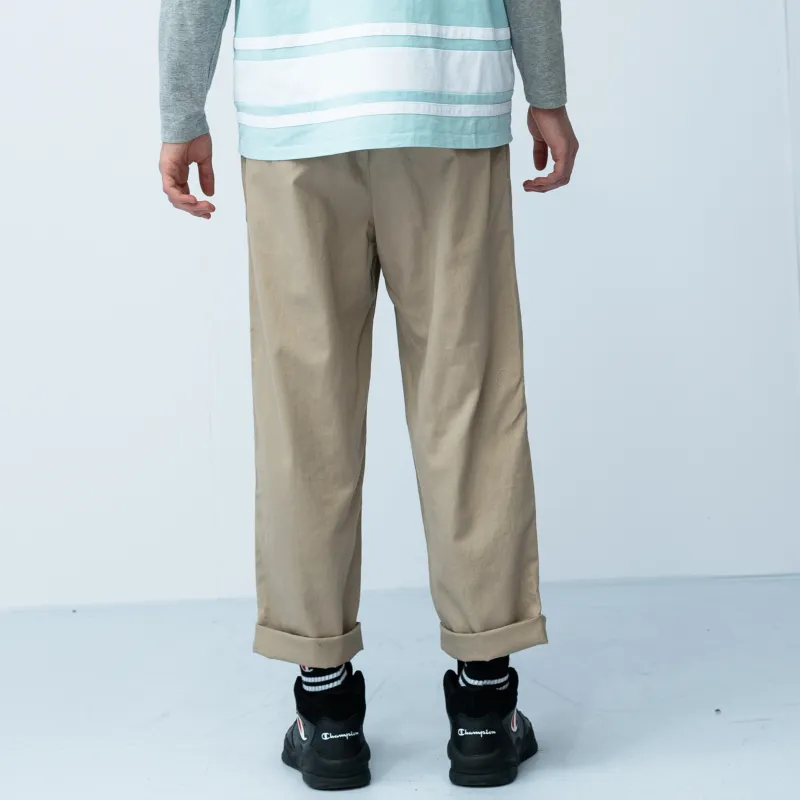 Champion Straight Casual Pants Japan Version Men's Beige Yellow-1