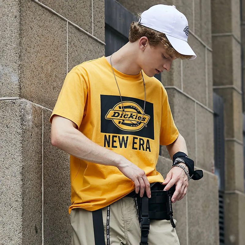 New Era X Dickies T Shirts Unisex Orange-5