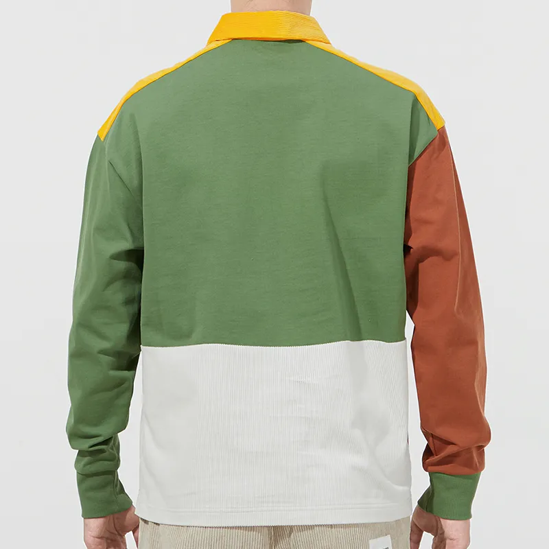 PUMA RETRO Polo Shirt Men's Yellow Earth Ochre-2