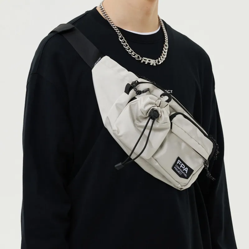 FPA Sling Bags One Shoulder Crossbody Fanny Pack Unisex Black/Gray-9