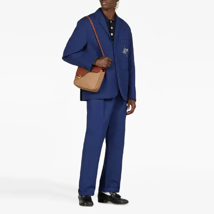 GUCCI SS23 Casual Pants Men's Blue-4