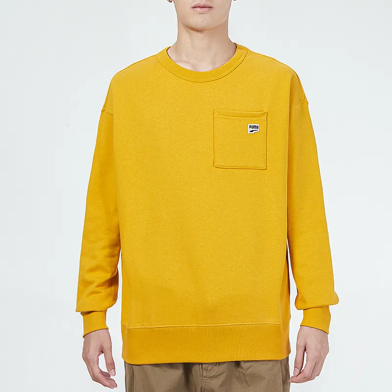 PUMA Sweatshirts Men Yellow-1