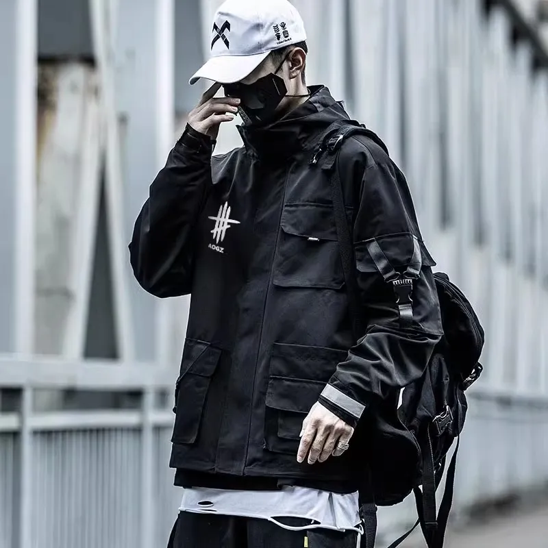 AOGZ Jackets Unisex Black-6
