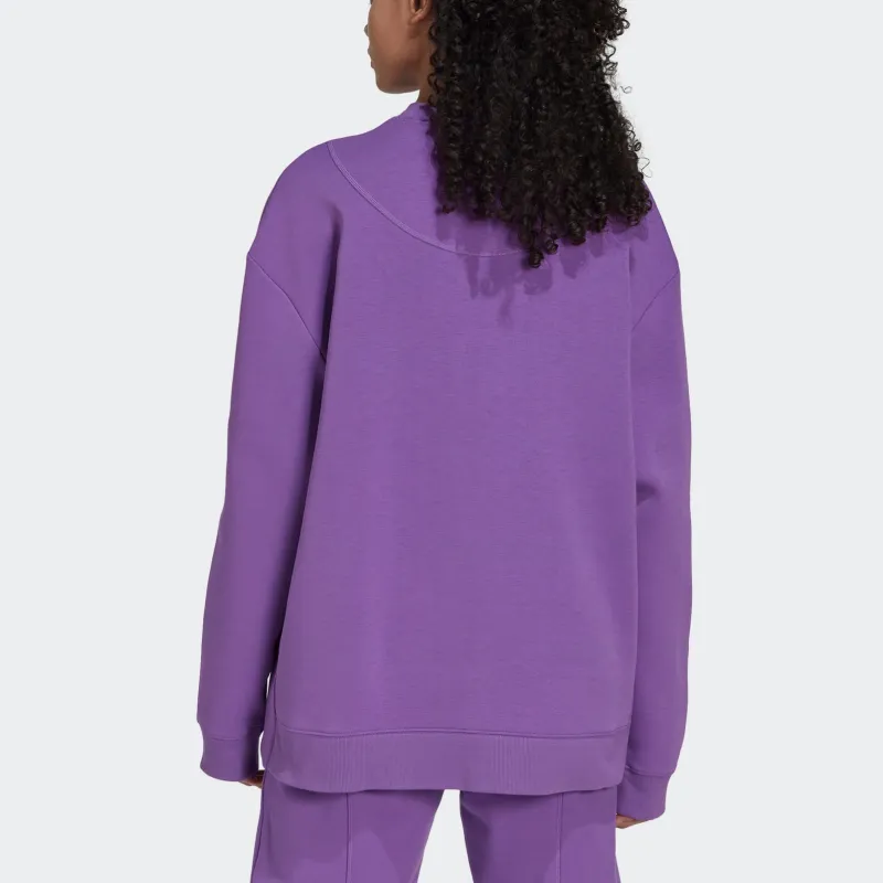 Adidas Sweatshirts Women's Purple-2