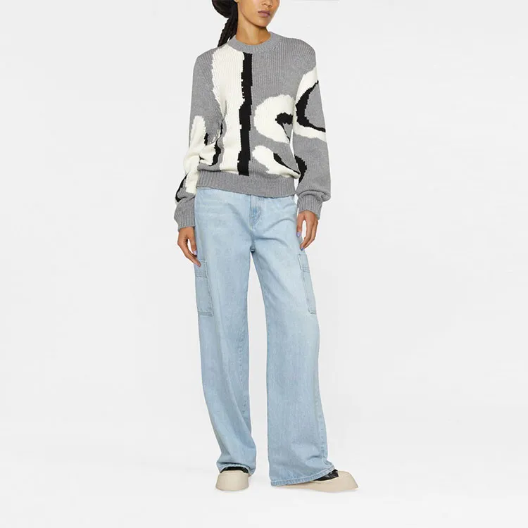 MSGM Cashmere Sweaters Women's Silver-1