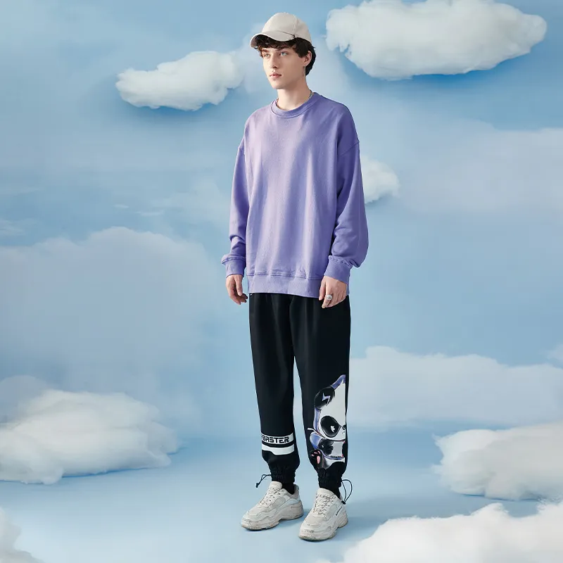 SANSYAS Knitted Sweatpants Unisex-5