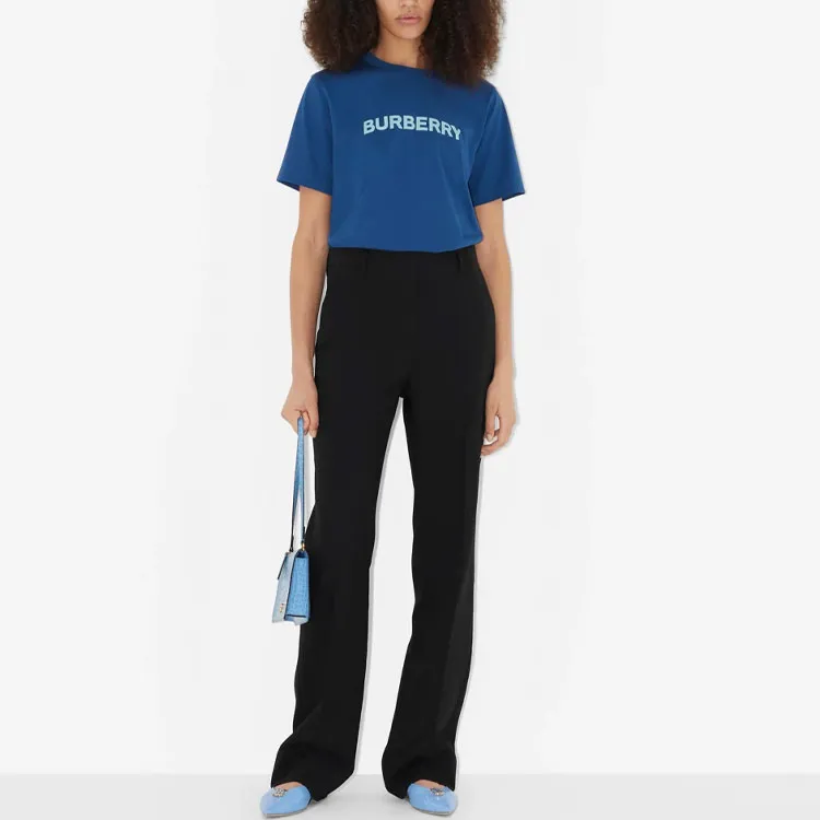 Burberry SS23 T Shirt Women's Dark Marine Blue-1