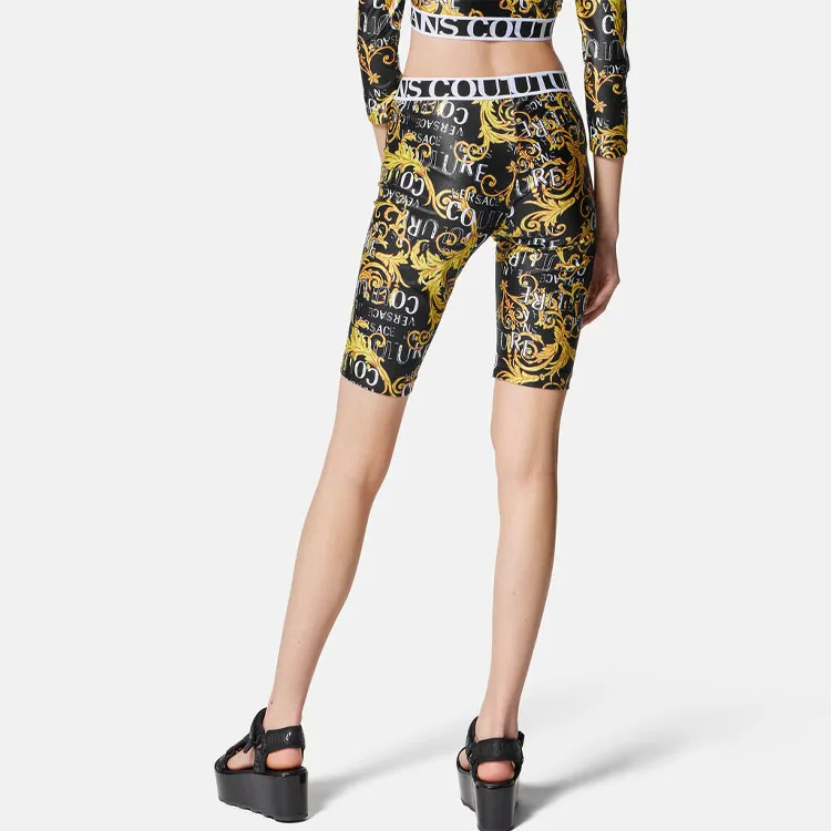 VERSACE JEANS COUTURE Baroque-print Cycling Shorts-3