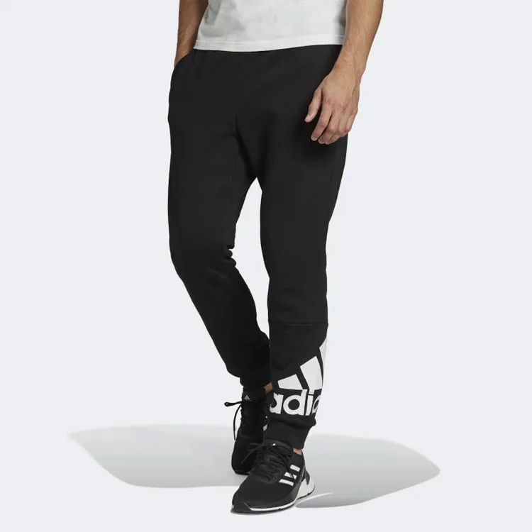 Adidas ESSENTIALS Knitted Sweatpants Men's Jet Black-1