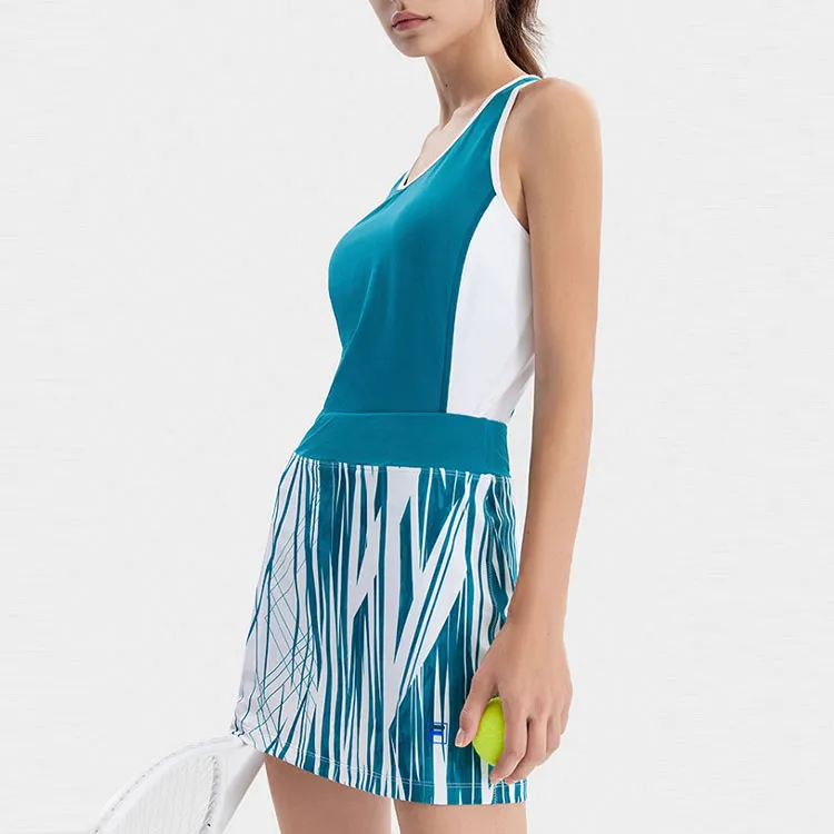 FILA Tank Tops Women's Teal-3