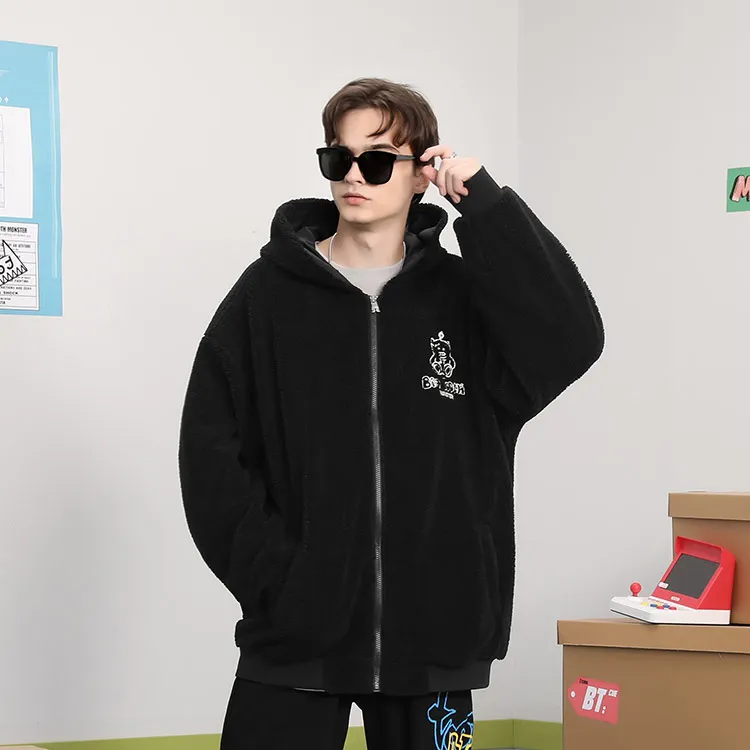 BIRDTALK Velvet Jackets Unisex-3