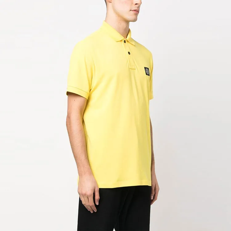 STONE ISLAND Polo Shirts Men Yellow-3