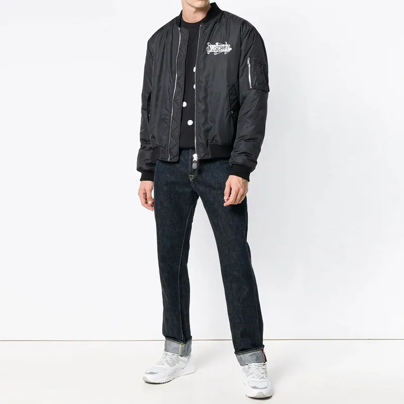 MOSCHINO Puffer Jackets Men Black-1
