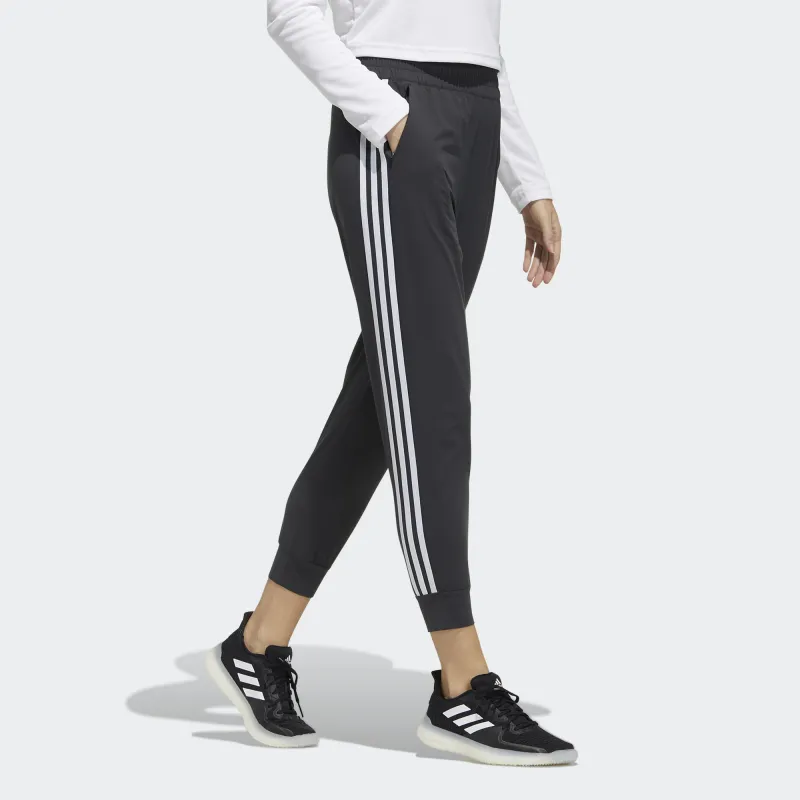 Adidas Knitted Sports Pants Women's Black-3