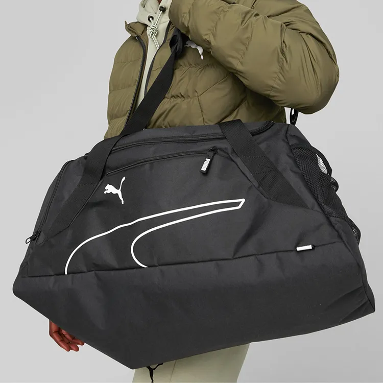 PUMA Polyester Handbag Gym Bag Small Size Men's Black-2