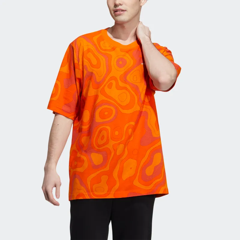 Adidas Neo T Shirt Men's Orange-1