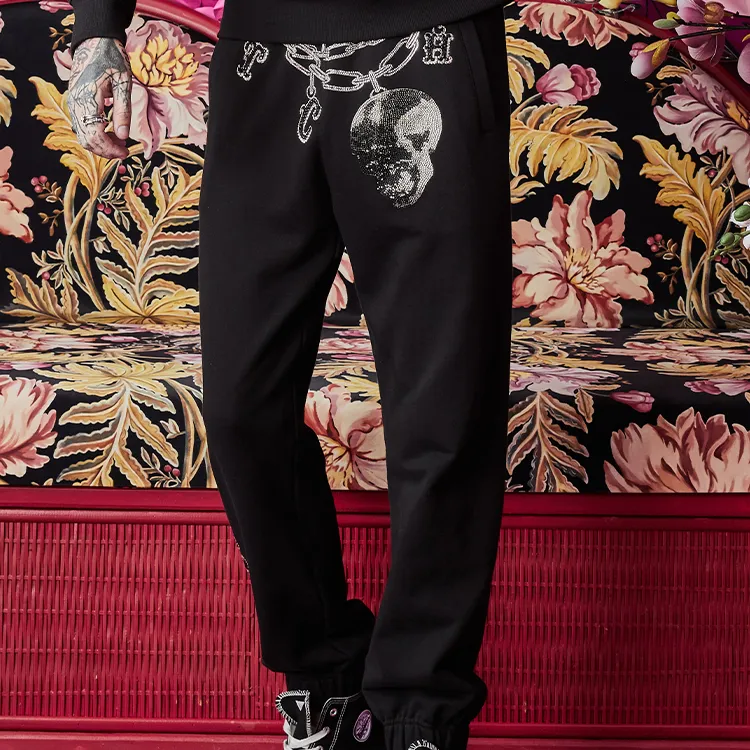 TCH Knitted Sweatpants Unisex Black-2