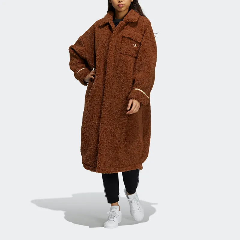 Adidas Originals Jackets Women's Olive Brown-2