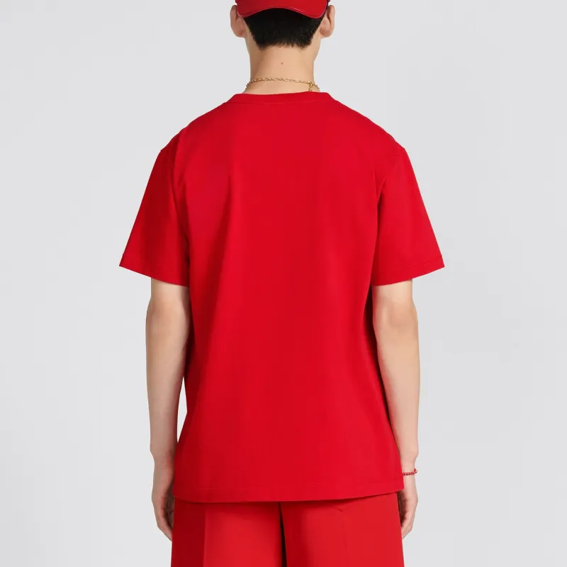 DIOR X Erl Relaxed Fit T Shirt-3