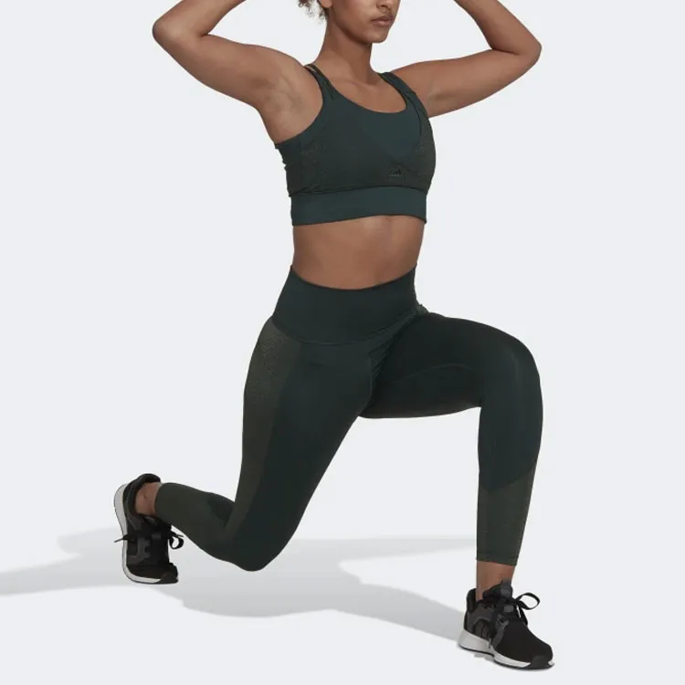 Adidas Free Shipping With AdiClub Optime Training Shiny Full Length Leggings-4