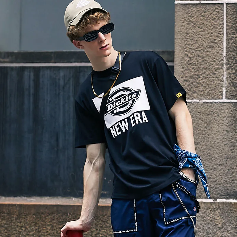 New Era X Dickies T Shirts Unisex Black-2