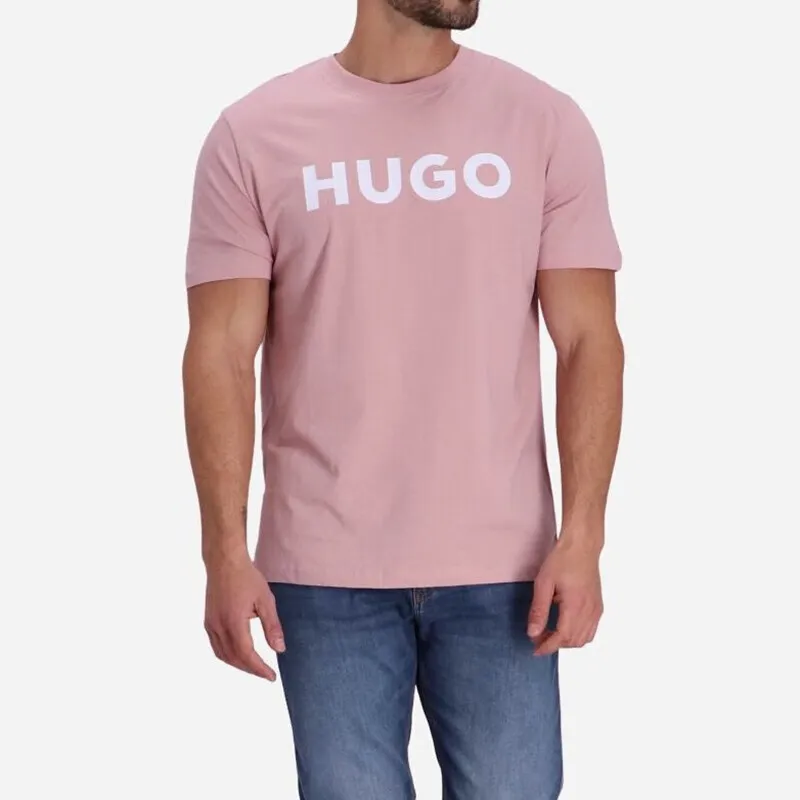 HUGO BOSS T Shirts Men Dusty Pink-9