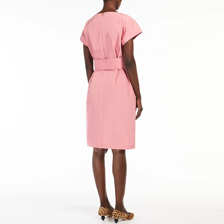 WEEKEND MaxMara Short Sleeved Dress Women's Pink-2