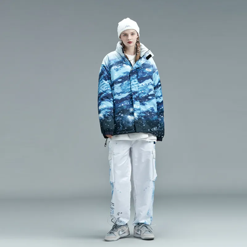 Guuka Puffer Jacket Unisex Blue-2