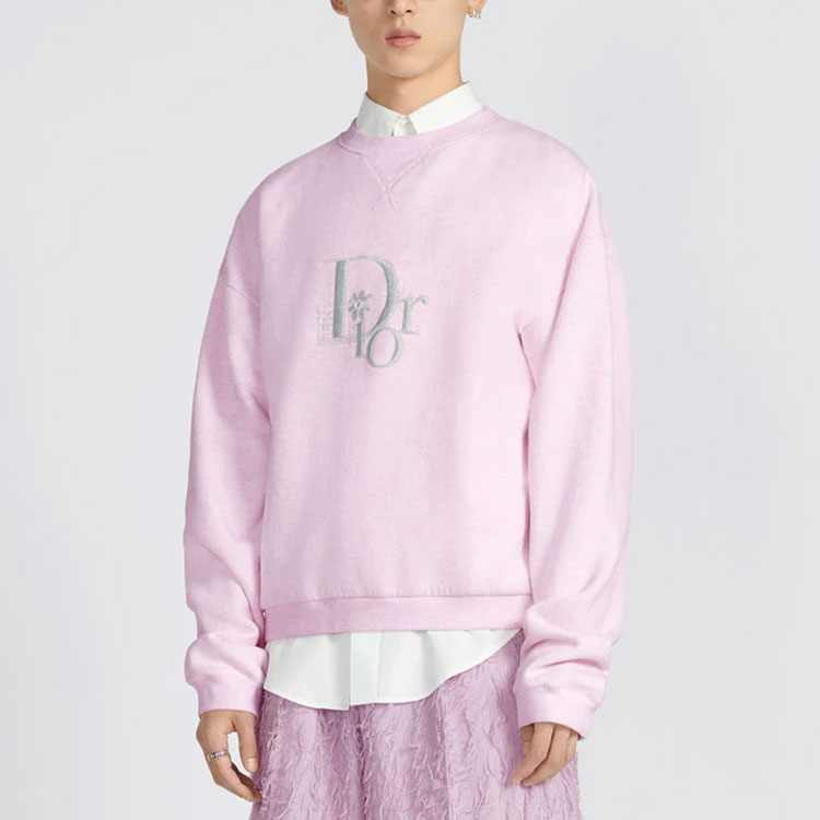 スウェット・トレーナー Dior Fleece Sweatshirt CD Icon Sweatshirt Black Cotton Fleece | DIOR