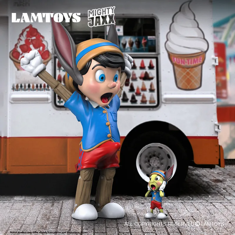 Mighty Jax Pinocchio Donkey Ears Blue Shirt Set Edition Trendy Figures 29cm-1
