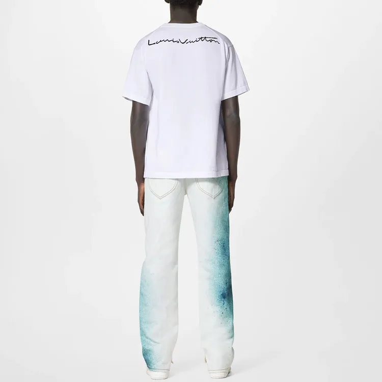 LOUIS VUITTON Graphic Short Sleeved Knitwear-2