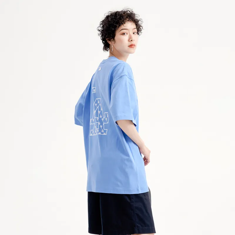 MLB T Shirt Unisex Light Cobalt Blue-5