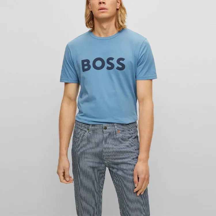 HUGO BOSS Logo print Short sleeve T shirt-2