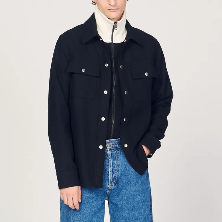 Sandro Jackets Men Black-1