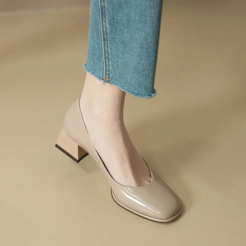 CAMEIDO Women's Casual Shoes Women's Apricot-1
